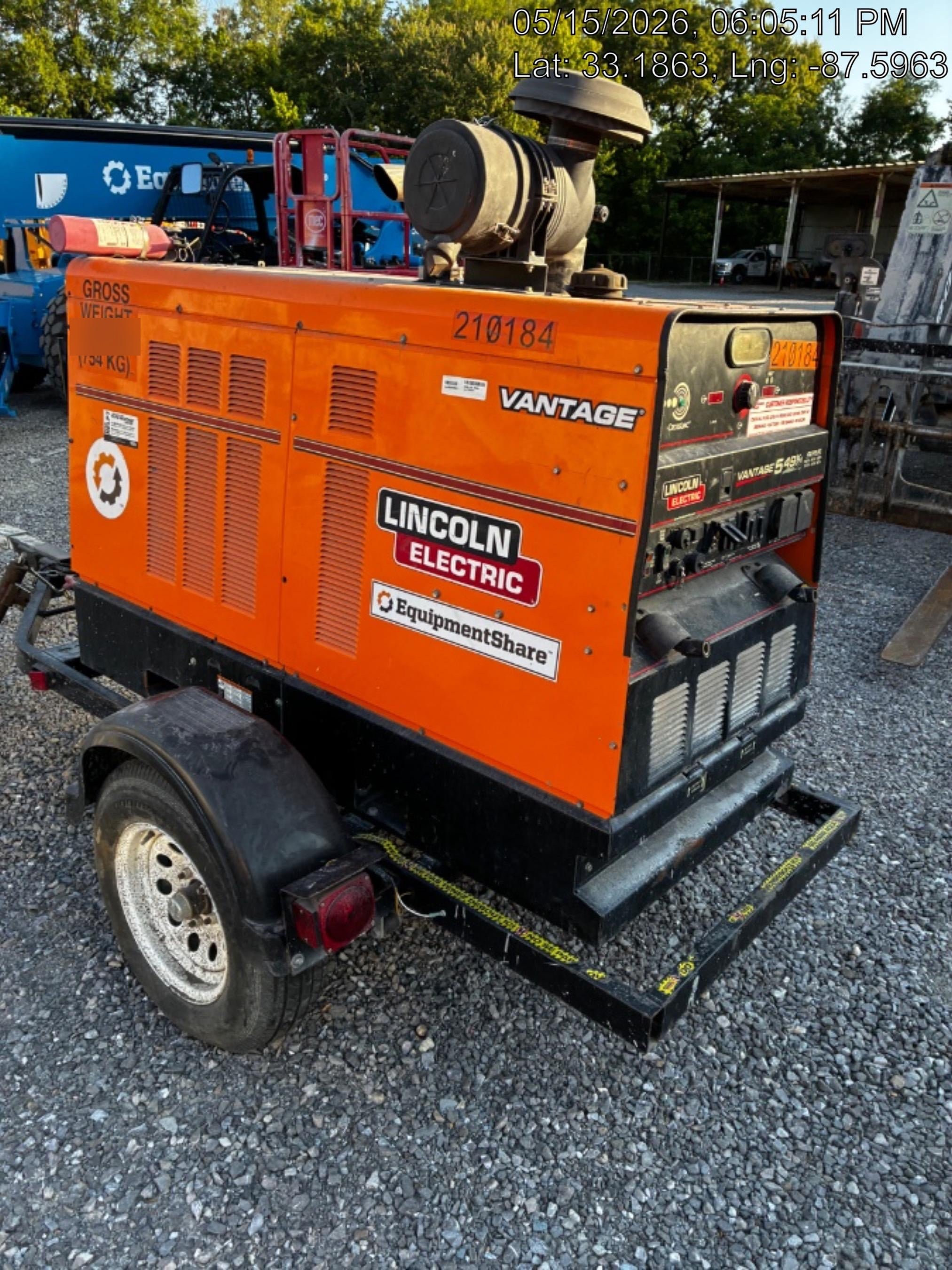 2022 Lincoln Electric Vantage 549X VANTAGE 549X READY-PAK 3