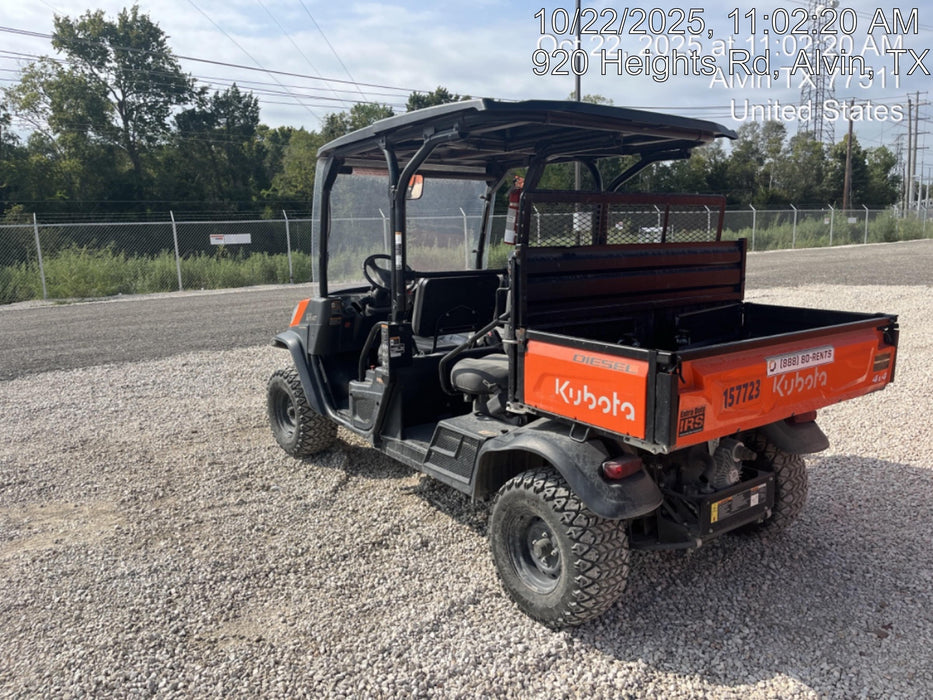 2021 Kubota RTV-X1140W-H Plastic Canopy, Windshield Acrylic Clear, LED Strobe Light, Wire Harness Kit, Back up Alarm