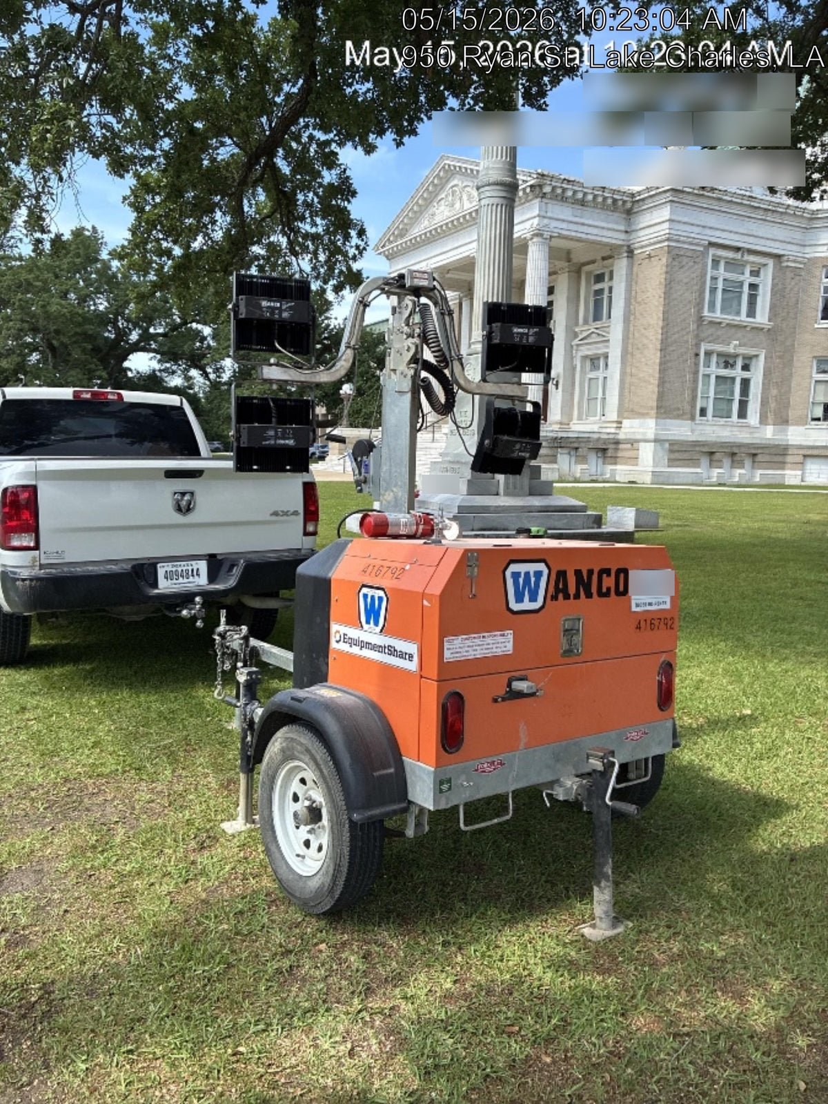 2024 Wanco WLTT-4MM4K Diesel, Deep Sea Controller, Shore Power Plug, Auto Start, (4) 350W LED Floodlights, 4kW Generator, 60 Gal Fuel Tank, 2" Ball, T3