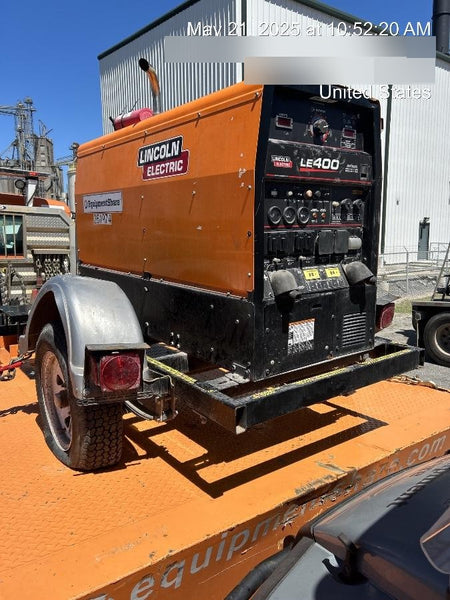 2022 Lincoln Electric LE400 Kubota V1505, Trlr, Cable Rack, Light Kit, ES Decals, T3