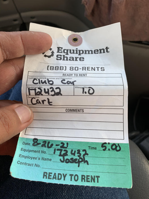 2021 CLUB CAR CA1700D (Canopy)