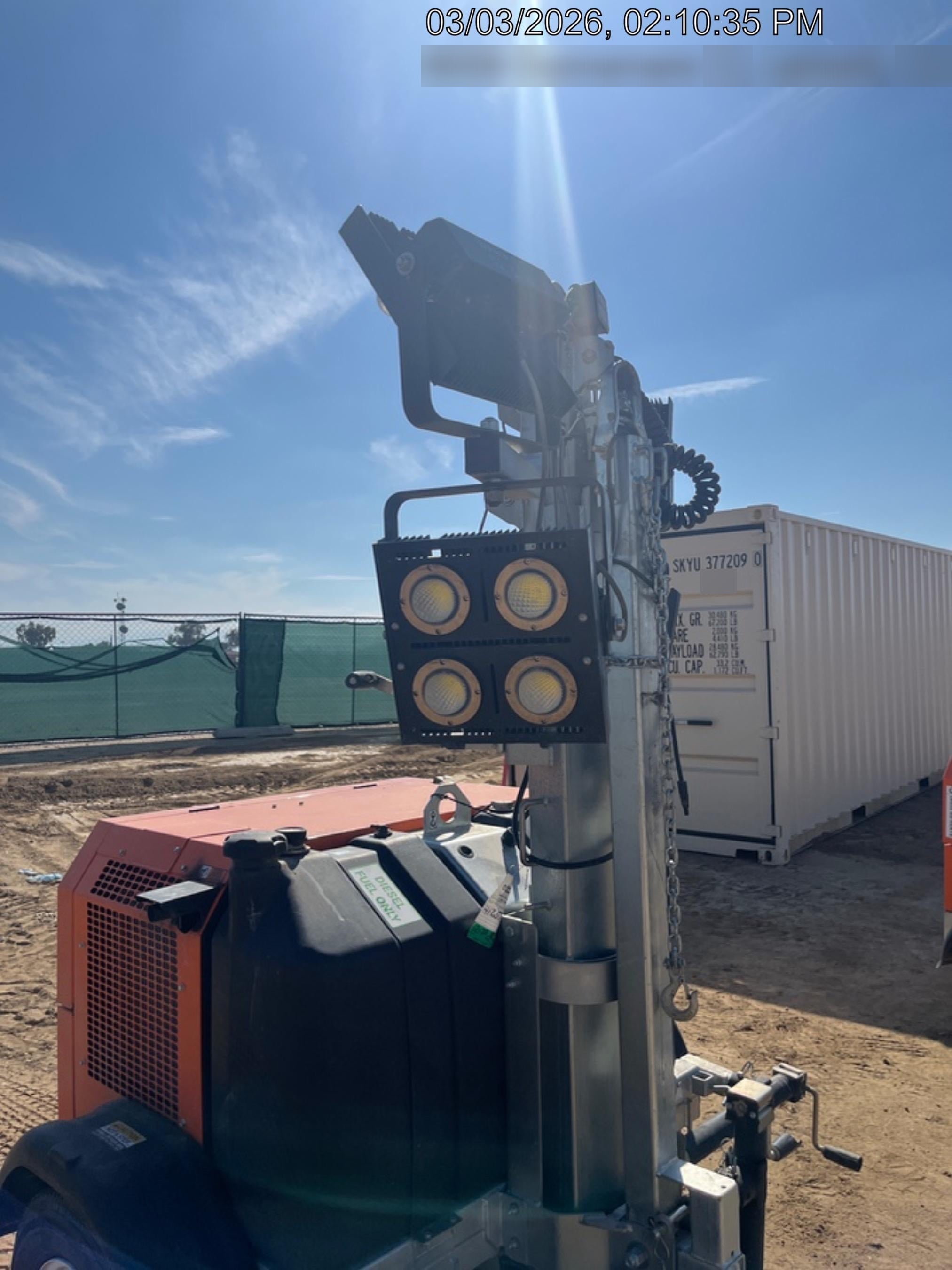 2024 Wanco WLTT-4MM4K Diesel, Deep Sea Controller, Shore Power Plug, Auto Start, (4) 350W LED Floodlights, 4kW Generator, 60 Gal Fuel Tank, 2" Ball, T3