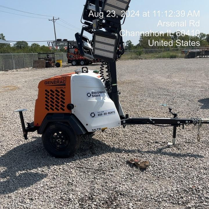 2024 Generac MLT2 Diesel, Flex Switch 120V Input, Powerzone Controller, 
(4) 320W LED Lights, 4kW Generator, 39.9 Gal Fuel Tank, 2" Ball, T3