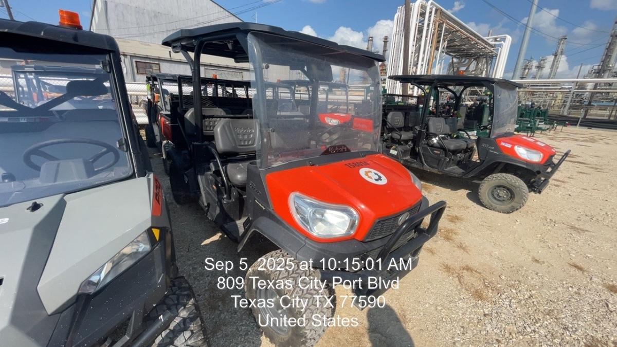 2021 Kubota RTV-X1140W-H Plastic Canopy, Windshield Acrylic Clear, LED Strobe Light, Wire Harness Kit, Back up Alarm