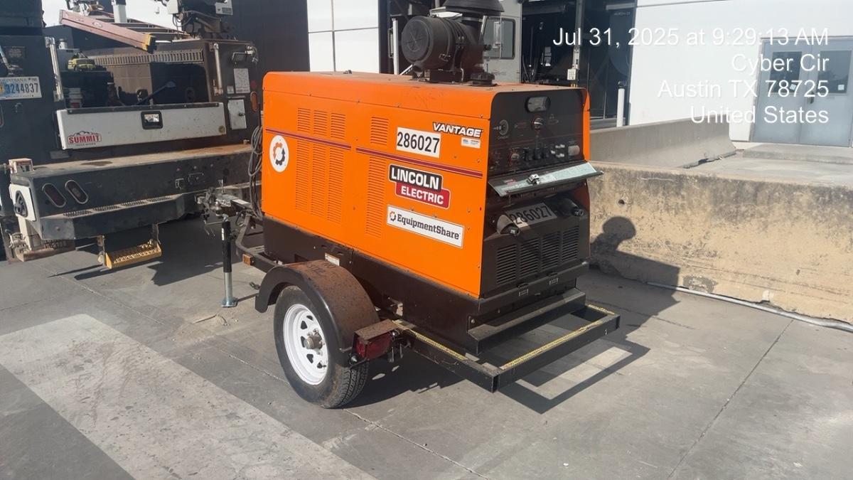 2022 Lincoln Electric Vantage 549X Crosslink Technology, Trailer Mounted, ES Decals, T3