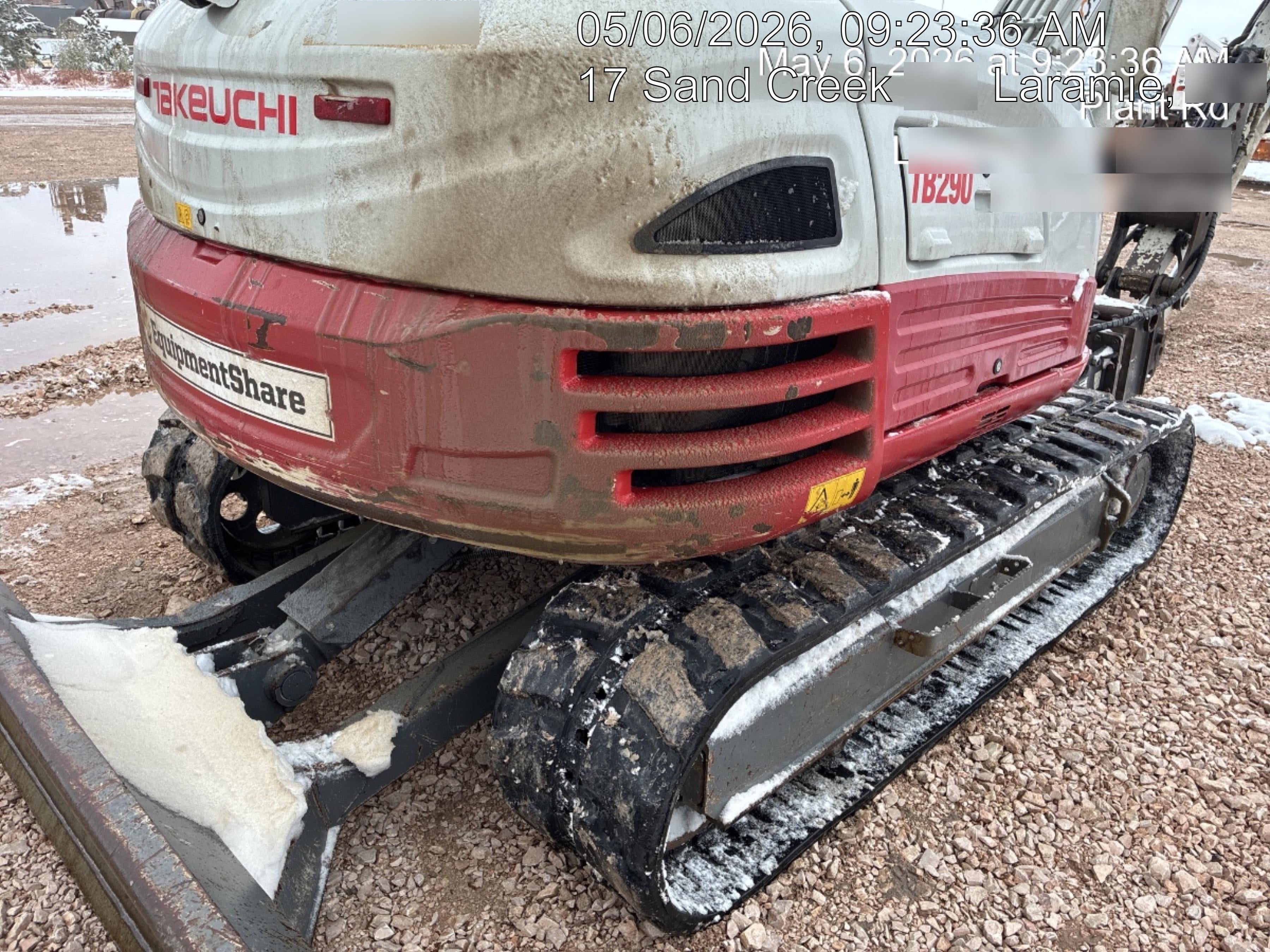 2020 Takeuchi TB290C Cab/Heat/Air, Rubber Tracks, Manual TAG QC
