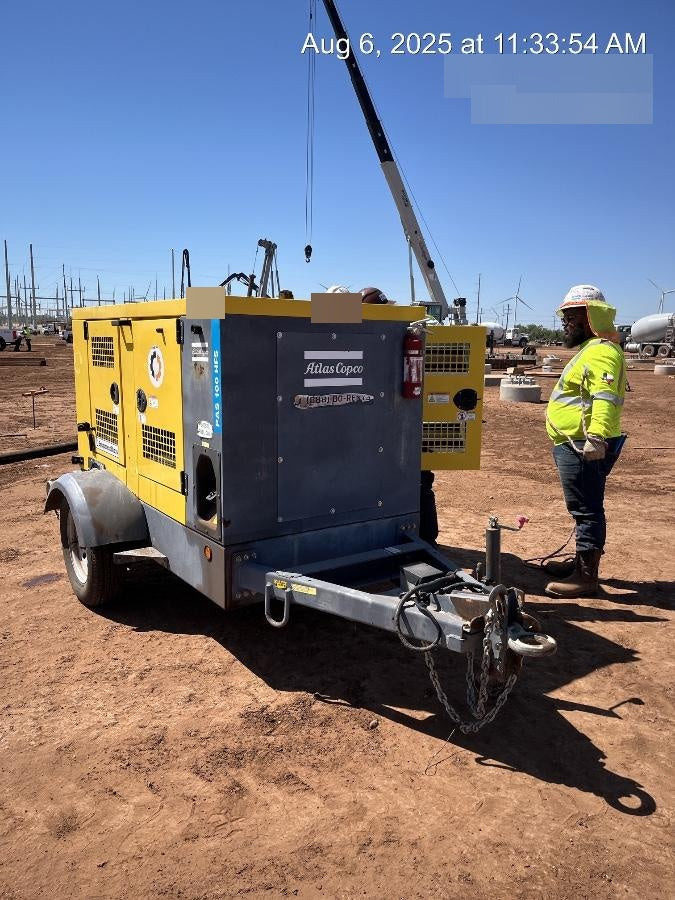 2020 ATLAS COPCO PAS 100 HF CS Enclosed