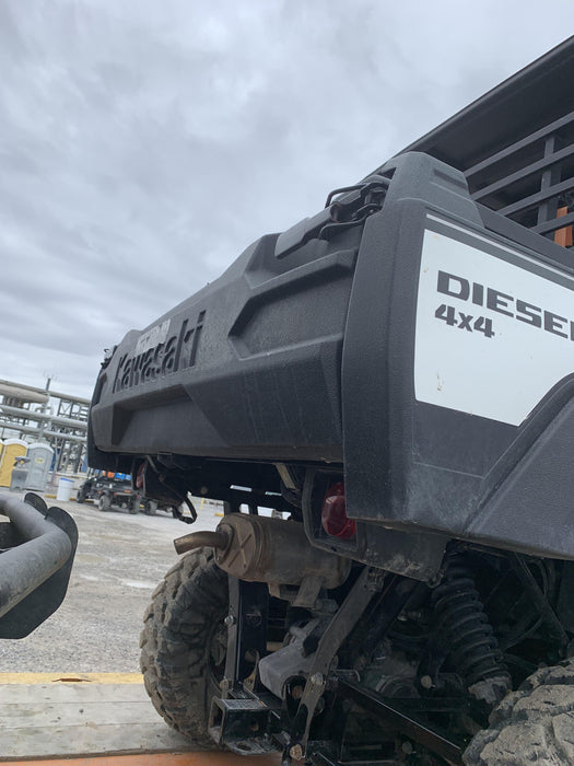 2022 Kawasaki Mule PRO-DXT Standard Options, Backup Alarm, Beacon, Plastic Hard Top, Poly Windshield, Horn Kit