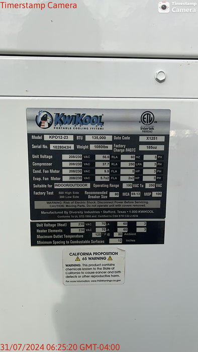 2023 KWIKOOL KPO12-23H
