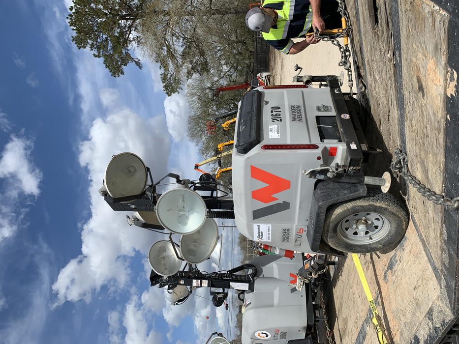 2019 Wacker Neuson LTV6L-MH Wacker Neuson LTV6L Mobile Light Tower w/Fuel Level Sensor Installed