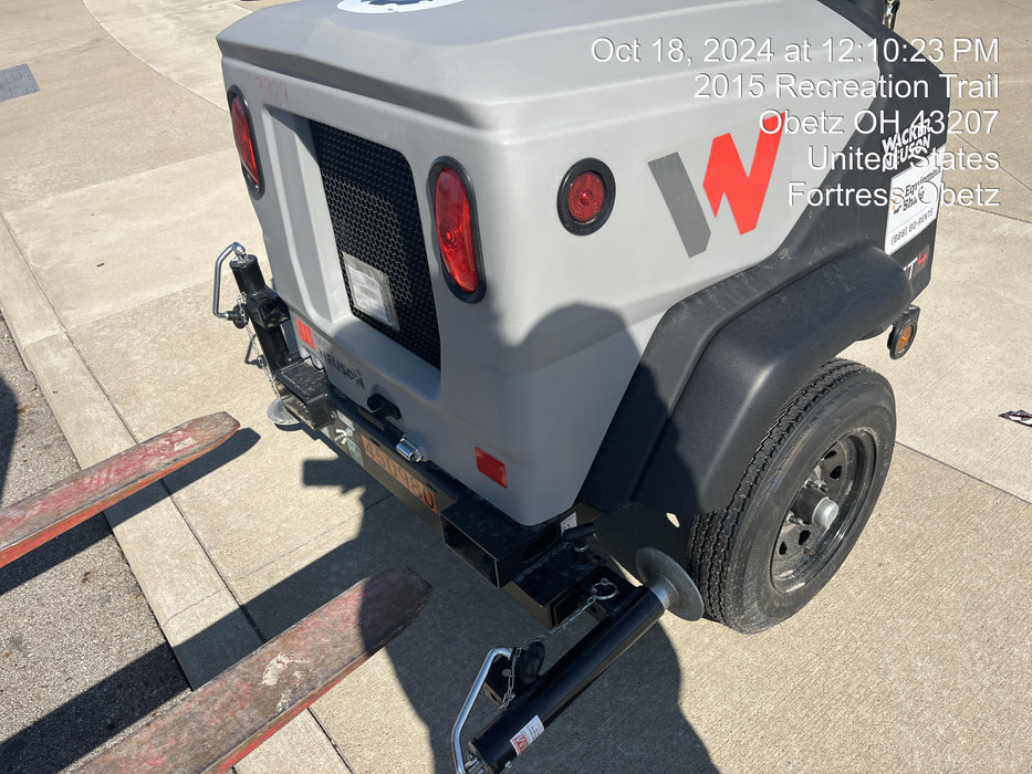 2024 Wacker Neuson LTT4 Diesel, Kohler KDW702, Deep Sea Controller, Auto Start, LED 320W, Bypass Outlet, T3