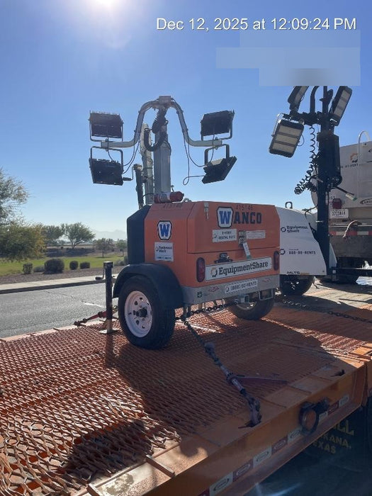 2024 Wanco WLTT-4MM4K Diesel, Deep Sea Controller, Shore Power Plug, Auto Start, (4) 350W LED Floodlights, 4kW Generator, 60 Gal Fuel Tank, 2" Ball, T3