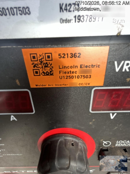 2025 LINCOLN ELECTRIC FLEXTEC 350X
