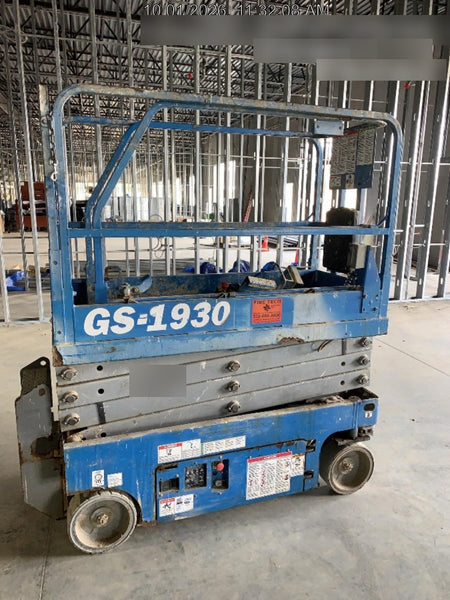 2019 Genie GS-1930 Fixed Rails with Chain Entry