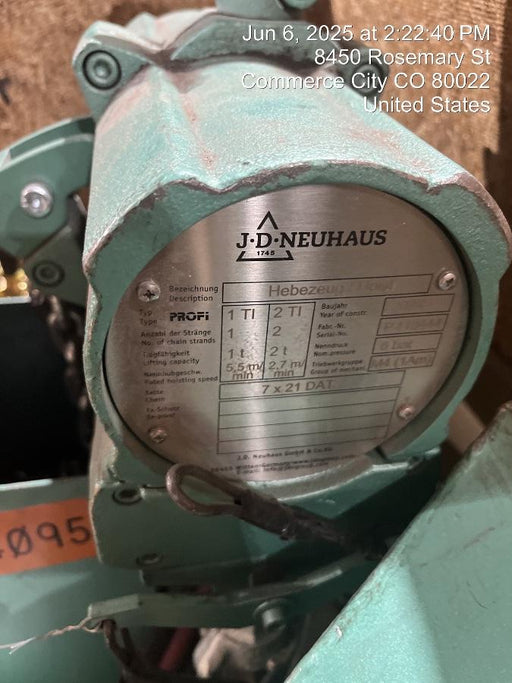 2025 JD NEUHAUS PROFI 1TI/2TI