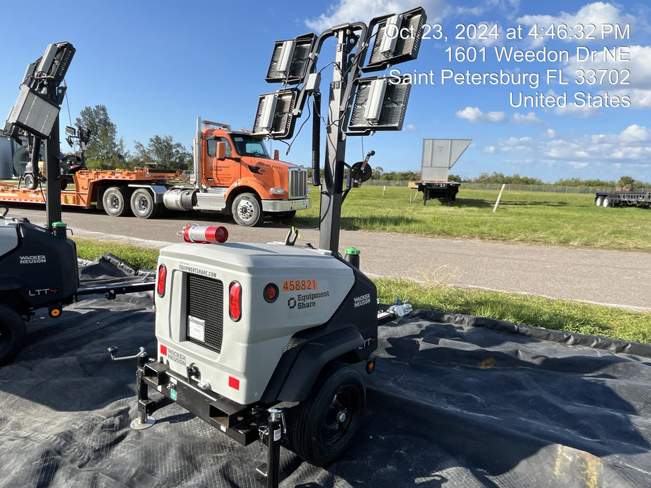 2024 Wacker Neuson LTT4 Diesel, Kohler KDW702, Deep Sea Controller, Auto Start, LED 320W, Bypass Outlet, T3