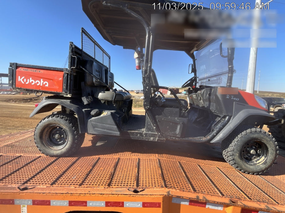 2021 Kubota RTV-X1140W-H Plastic Canopy, Windshield Acrylic Clear, LED Strobe Light, Wire Harness Kit, Back up Alarm