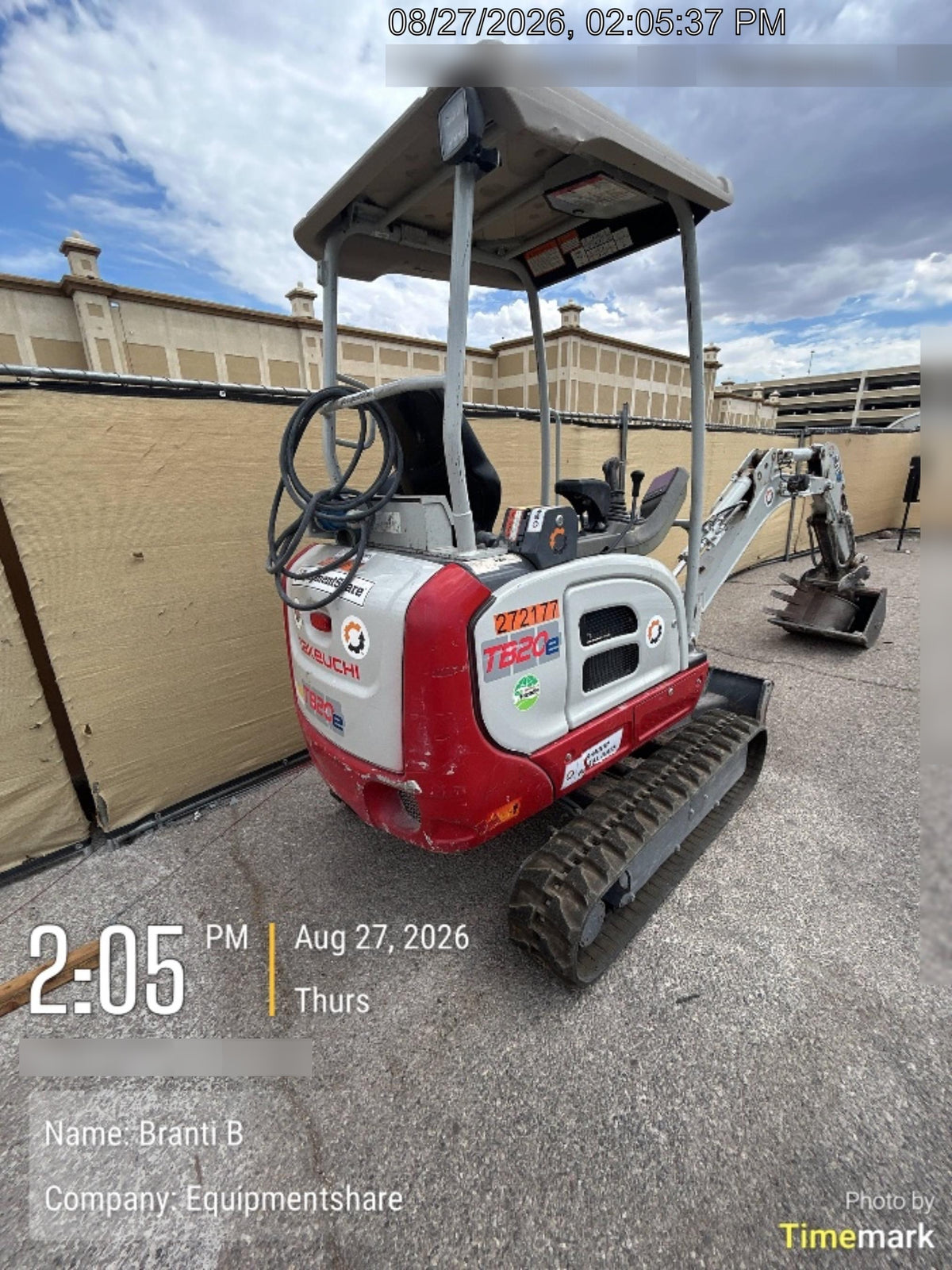 2022 TAKEUCHI TB20e