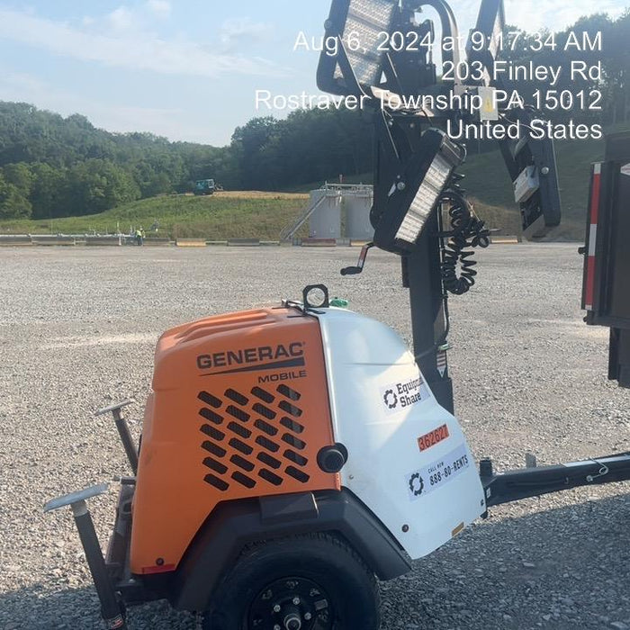 2023 Generac MLT2 Diesel, Flex Switch 120V Input, Powerzone Controller, 
(4) 320W LED Lights, 4kW Generator, 39.9 Gal Fuel Tank, 2" Ball, T3