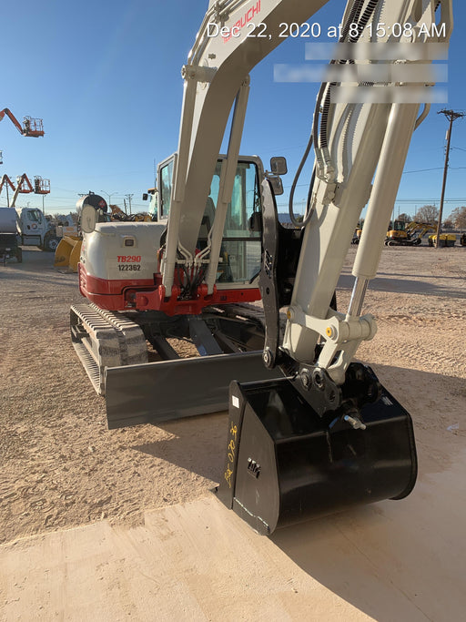 2020 Takeuchi TB290C Cab/Heat/Air, Rubber Tracks, Manual TAG QC