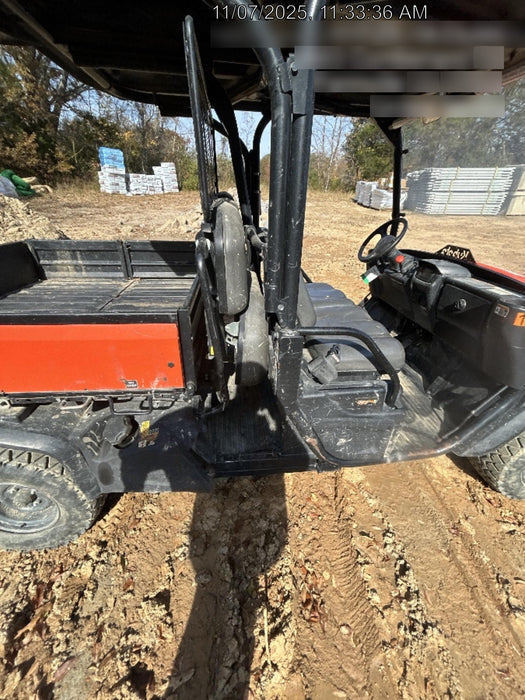 2021 Kubota RTV-X1140W-H Plastic Canopy, Windshield Acrylic Clear, LED Strobe Light, Wire Harness Kit, Back up Alarm