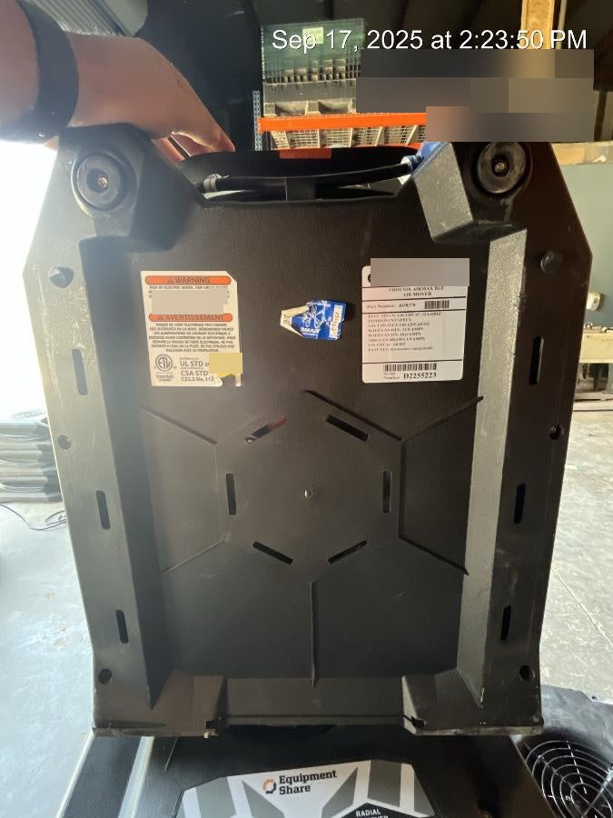 2022 PHOENIX AirMAX Radial Air Mover