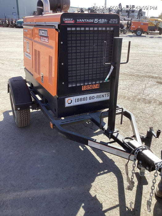 2021 Lincoln Electric Vantage 549X Ready Pak 3, ORANGE (includes trailer, cable rack, fender light kit)