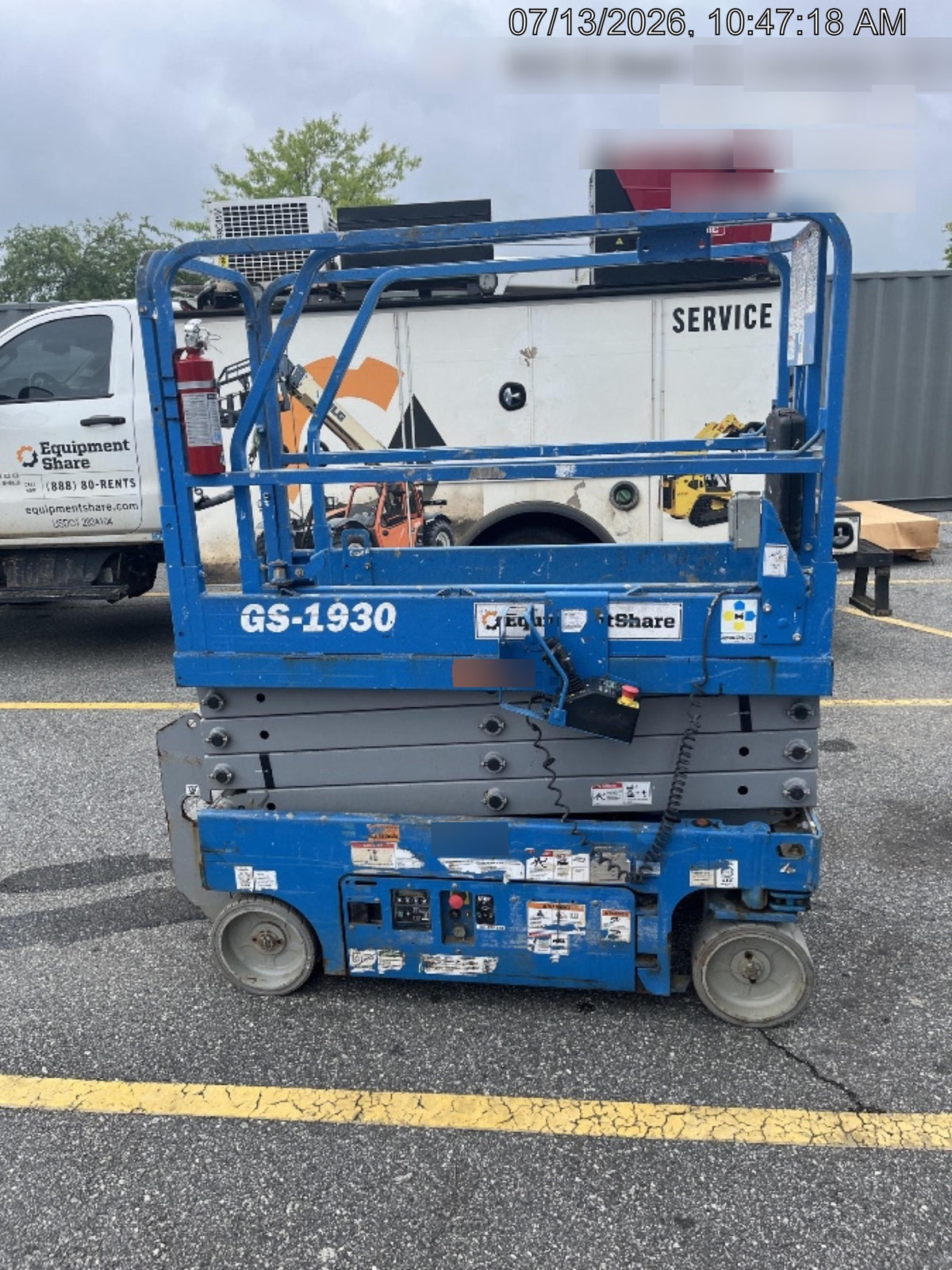 2020 Genie GS-1930 Fixed rails with chain entry gate - Pre A92.20