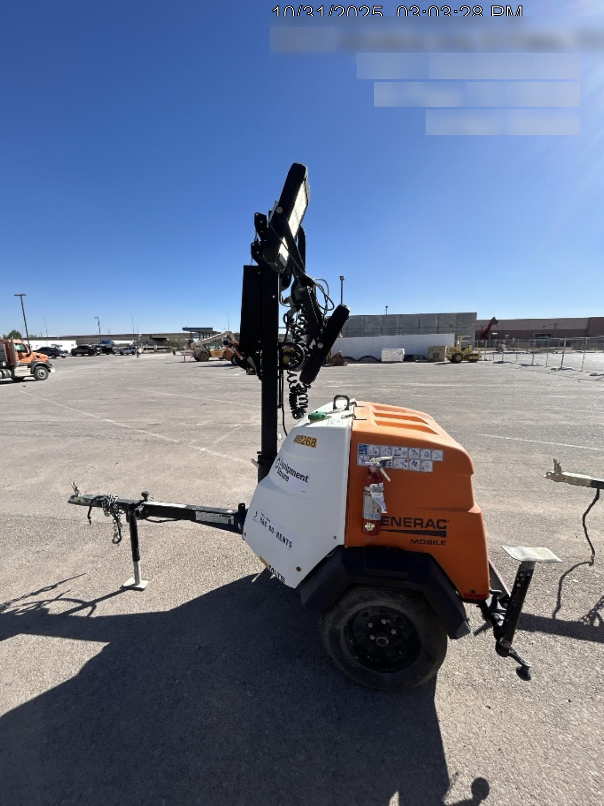 2024 Generac MLT2 Diesel, Flex Switch 120V Input, Powerzone Controller, 
(4) 320W LED Lights, 4kW Generator, 39.9 Gal Fuel Tank, 2" Ball, T3