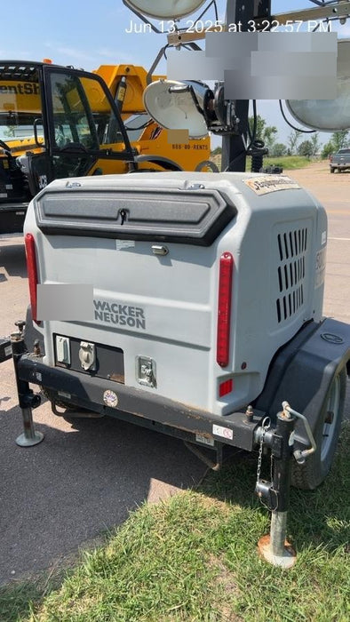 2019 Wacker Neuson LTV6L-MH Mobile Light Tower w/Fuel Level Sensor Installed