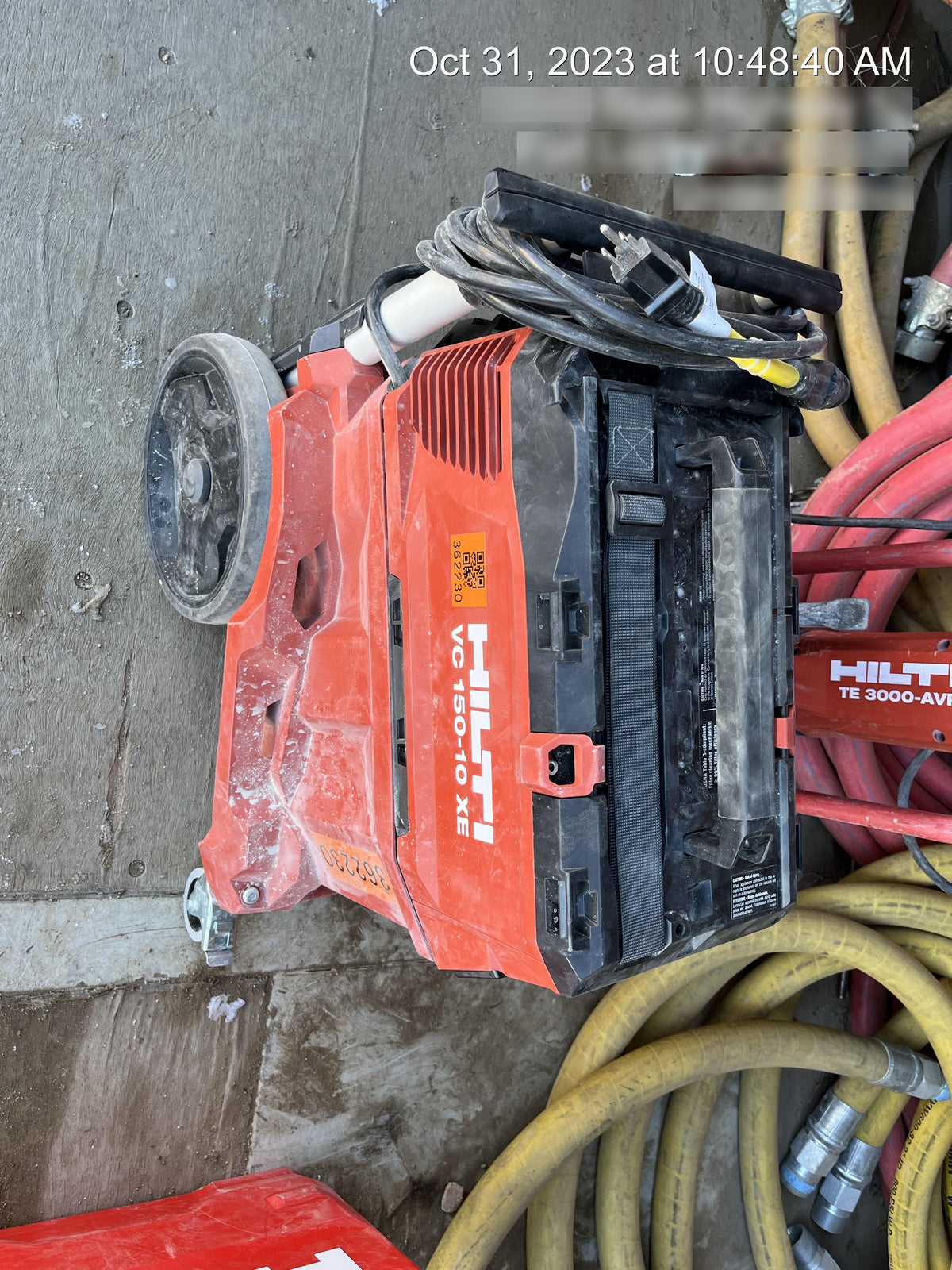 2023 HILTI VC 150-10 XE
