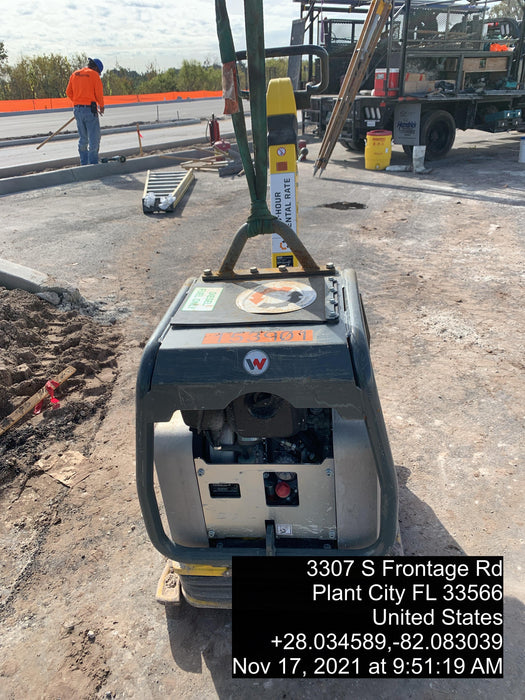 2021 Wacker Neuson DPU6555 DSL Vibroplate