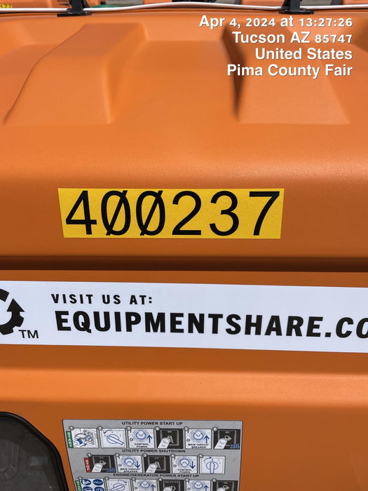 2024 Generac MLT2 Diesel, Flex Switch 120V Input, Powerzone Controller, 
(4) 320W LED Lights, 4kW Generator, 39.9 Gal Fuel Tank, 2" Ball, T3