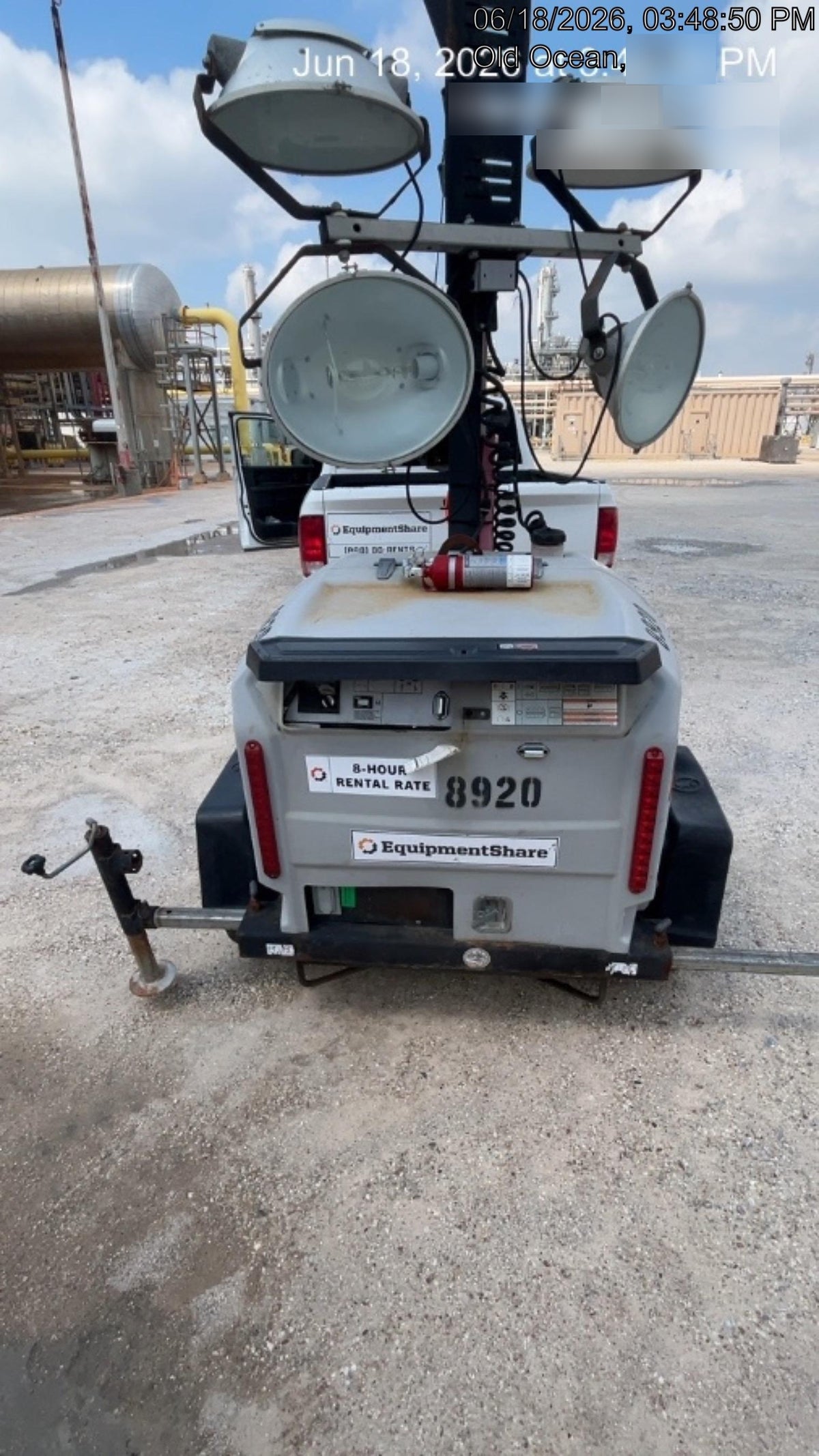 2018 Wacker Neuson LTV6L-MH Wacker Neuson LTV6L Towable Light Tower