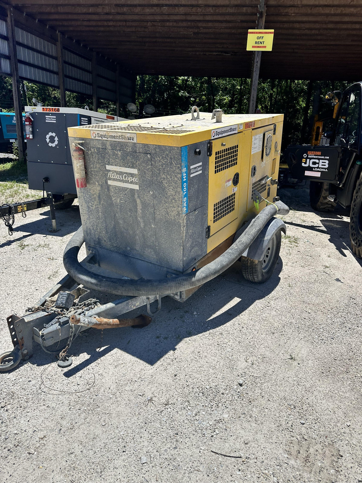 2020 ATLAS COPCO PAS 100 HF CS Enclosed