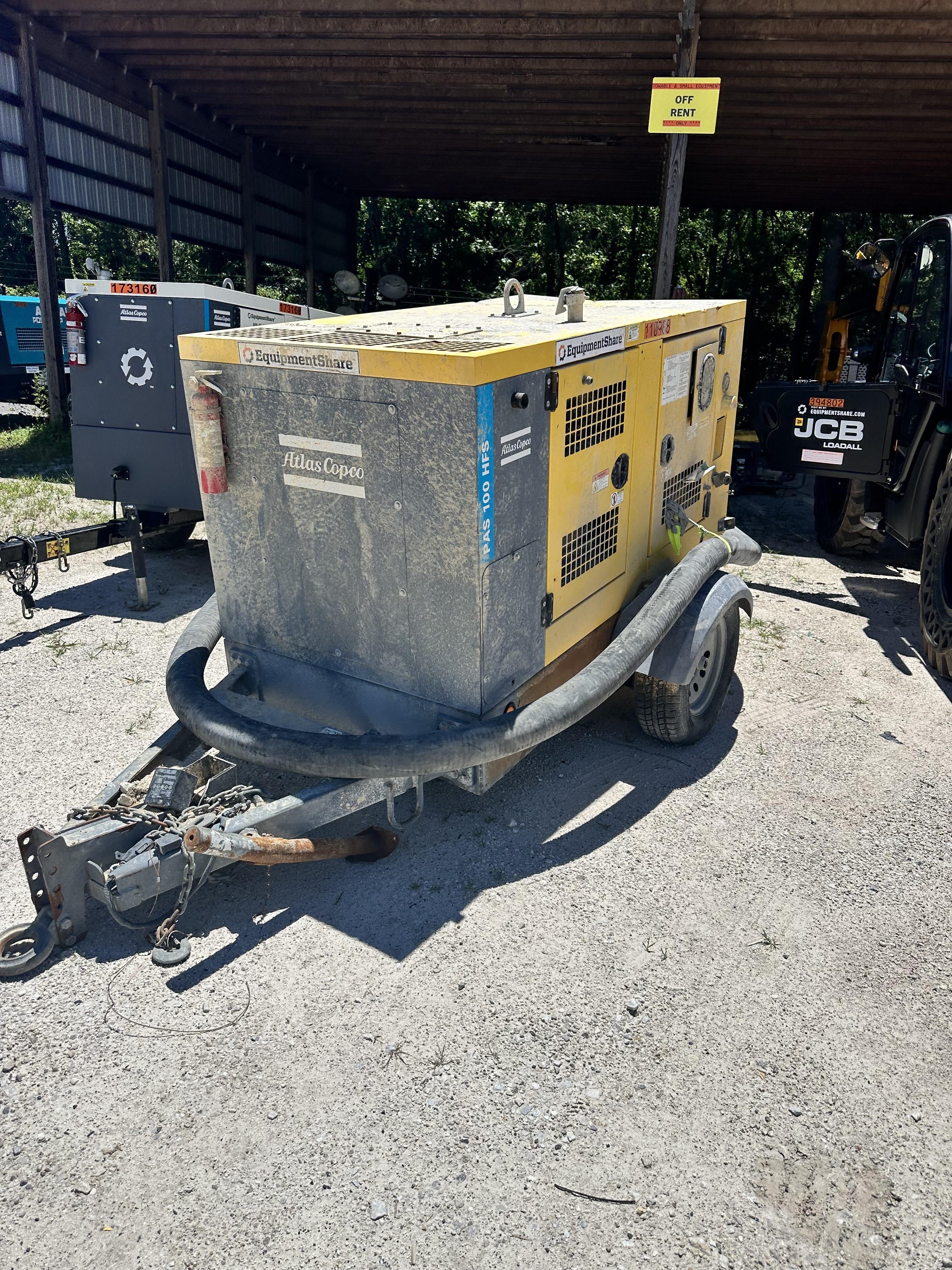 2020 ATLAS COPCO PAS 100 HF CS Enclosed
