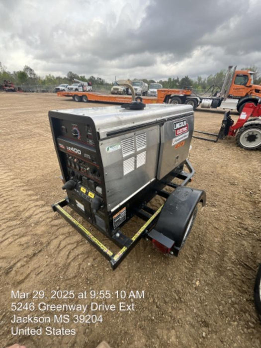 2024 Lincoln Electric LE400 Kubota V1505, Trlr, Cable Rack, Light Kit, ES Decals, T3