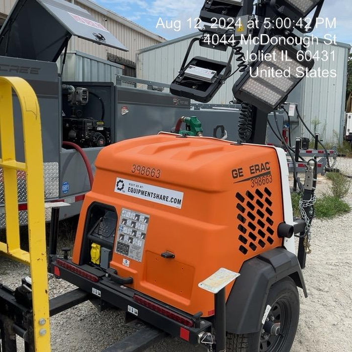 2024 Generac MLT2 Diesel, Flex Switch 120V Input, Powerzone Controller, 
(4) 320W LED Lights, 4kW Generator, 39.9 Gal Fuel Tank, 2" Ball, T3
