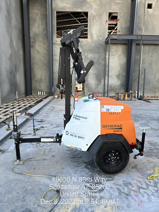 2023 Generac MLT2 Diesel, Flex Switch 120V Input, Powerzone Controller, (4) 320W LED Lights, 4kW Generator, 39.9 Gal Fuel Tank, 2" Ball, T3