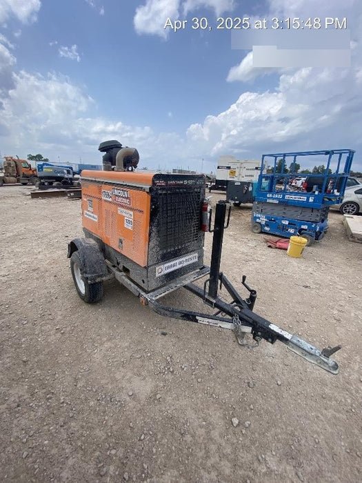 2021 Lincoln Electric Vantage 549X Ready Pak 3, ORANGE (includes trailer, cable rack, fender light kit)