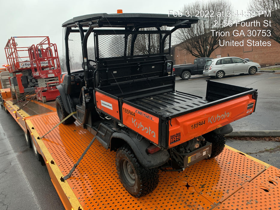 Kubota RTV-X1140W-H Plastic Canopy, Windshield Acrylic Clear, LED Strobe Light, Wire Harness Kit, Back up Alarm
