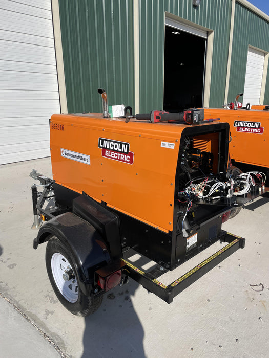 2022 Lincoln Electric LE400 Kubota V1505, Trlr, Cable Rack, Light Kit, ES Decals, T3