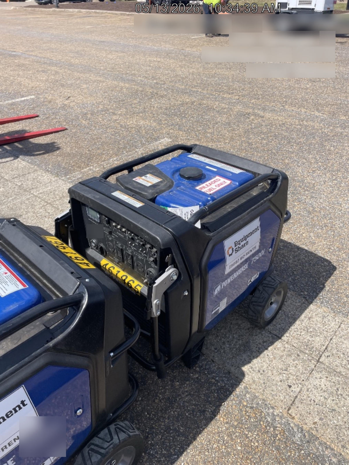 2024 Powerhouse POWERHOUSE7500I Powerhorse Inverter Generator, 7,500 Surge Watts, 6,500 Rated Watts, Electric Start, Gasoline, 6.6 Gal Capacity, Part # 74006