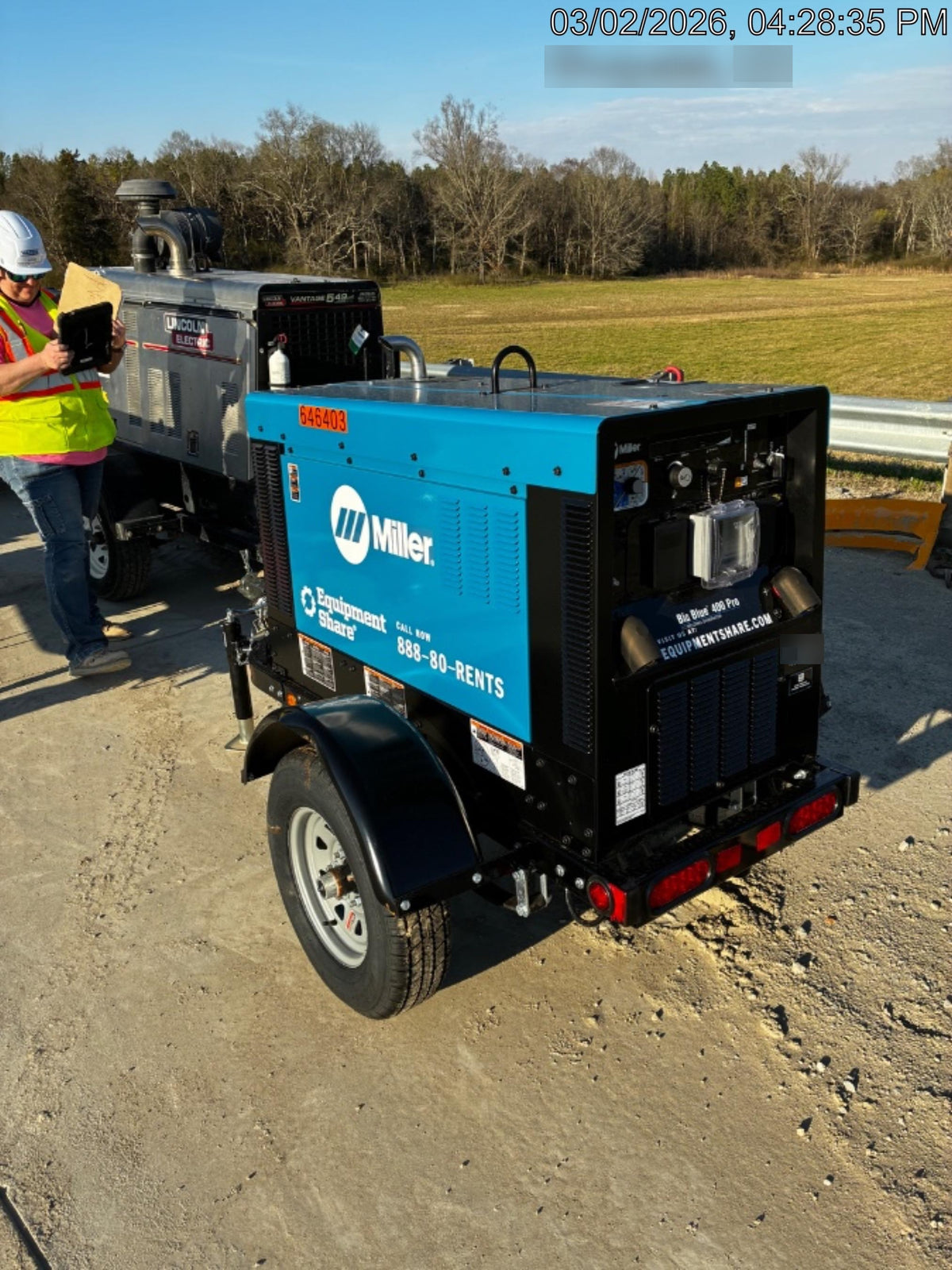 2026 MILLER ELECTRIC BIG BLUE 400