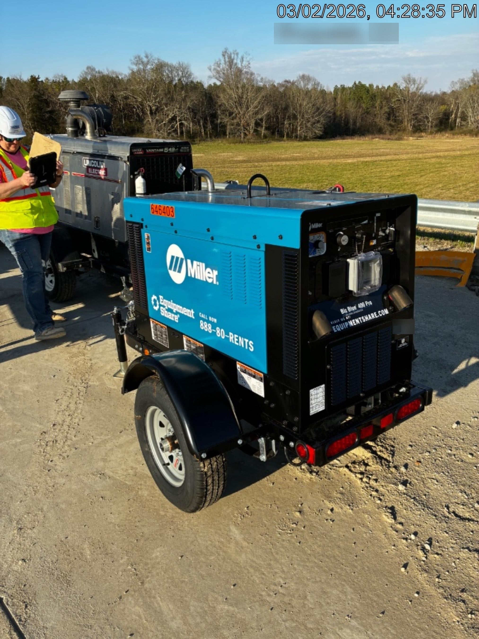 2026 MILLER ELECTRIC BIG BLUE 400