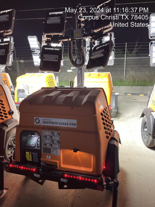 2024 Generac MLT2 Diesel, Flex Switch 120V Input, Powerzone Controller, 
(4) 320W LED Lights, 4kW Generator, 39.9 Gal Fuel Tank, 2" Ball, T3