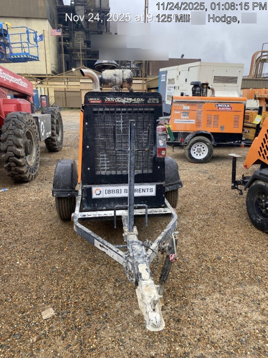 2021 Lincoln Electric Vantage 549X Ready Pak 3, ORANGE (includes trailer, cable rack, fender light kit)