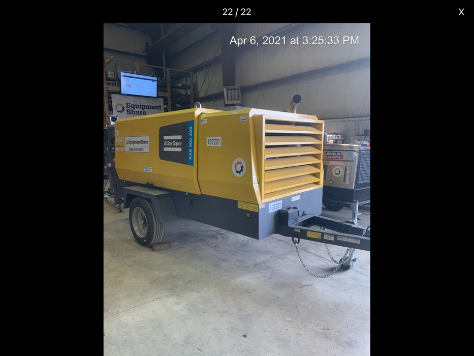 2021 ATLAS COPCO XAS 900