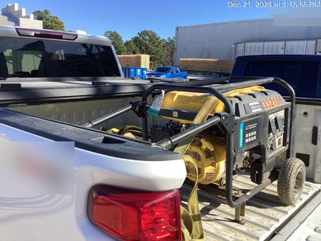 2023 Atlas Copco P6500W 5.5kW, AC390FD Gasoline Engine, Wheel & Handle Kit, (2) 120V Duplex 15A + (1) 120/240V 30A Twist Lock
