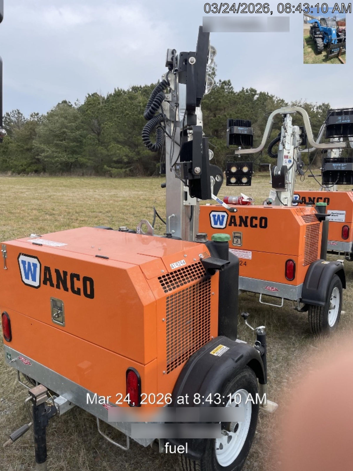 2024 Wanco WLTT-4MM4K Diesel, Deep Sea Controller, Shore Power Plug, Auto Start, (4) 350W LED Floodlights, 4kW Generator, 60 Gal Fuel Tank, 2" Ball, T3
